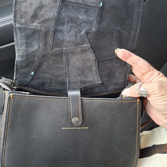 Coach Suede 23 Varsity Stripe Patchwork Crossbody Bag Shoulder Bag - Picture 6 of 17